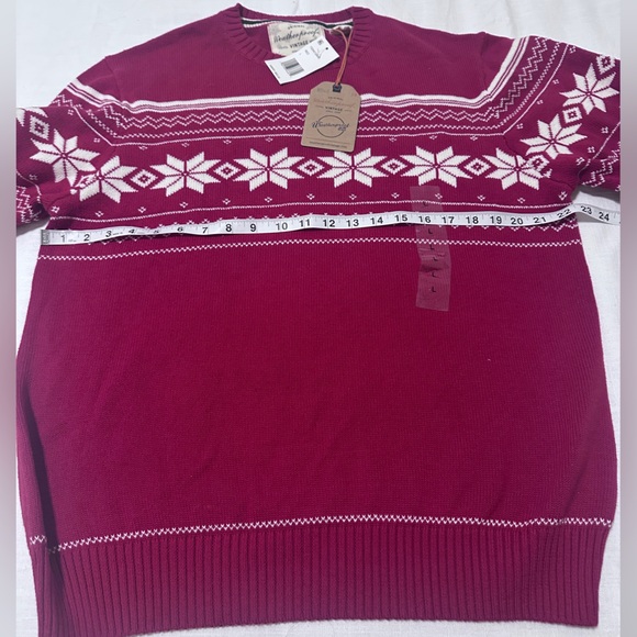 Holiday Red  Snowflake Sweater - Picture 5 of 7